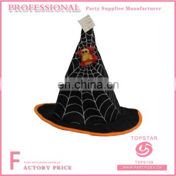 Halloween witch hat decoration spider web dressed on the hats spider festival favor