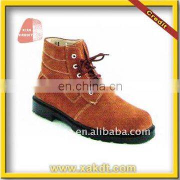 Genuine leather ladies safety shoes size with CE