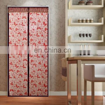 Custom color of High-grade Flocking Magnetic Screen door for Mosquito Net