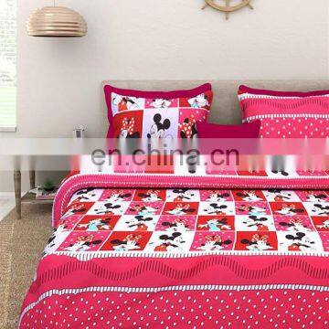 Printed Double Bed Sheet With TwoPillow Cover