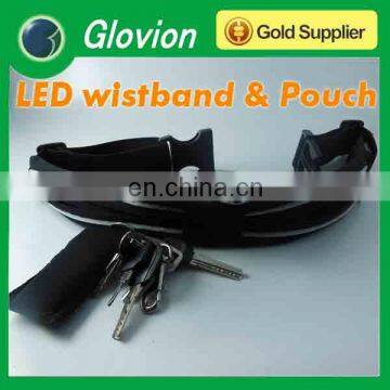 led safety belt rechargeable led belt led light belt with pounch