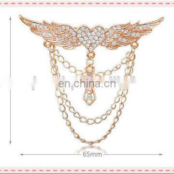 New Style Hot Sell Flower Rhinestone Brooch Pins Wholesale Cheap Decorative Rhineston Rhinestone Jewelry Brooch for Wedding photo-2