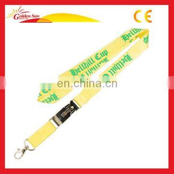 Printed Polyester Custom Neck Strap With Cell Phone Pouch