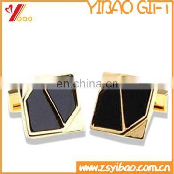 High quality mens custom color cufflink and tie clip