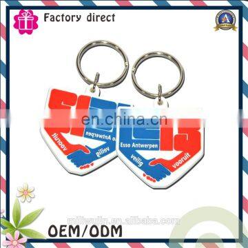 hot sale customized design pvc keychains