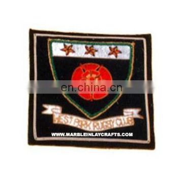 Zari Hand Embroidery Hand Made Patches For Navy