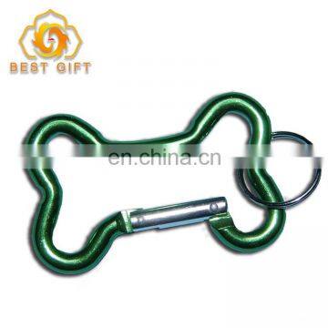 Free Design Bone Shape Carabiner Keyring