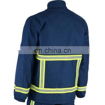 Fireman Uniform Fire Fighting Suit Fire Protection Clothing Firefighter Suit Firefighter Uniform Fireproof Reflective Tape 2018 photo-3