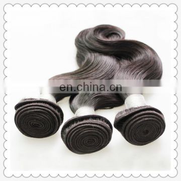 xuchang tianrun 2014 new products wholesale body wave tangle free natural black virgin indian remy hair