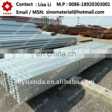 hot dip galvanized square tubing