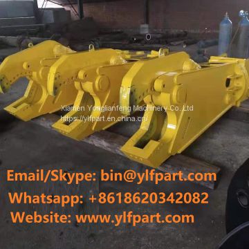 Manufacturer from China excavator attachment hydraulic scrap cutter hydraulic metal shear for 20 ton excavator