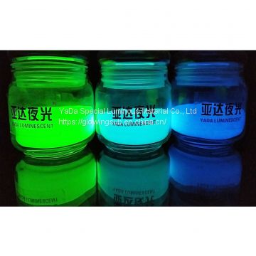 YADA  luminescent  night glow in the dark    pigment  powder for coating/ plastic