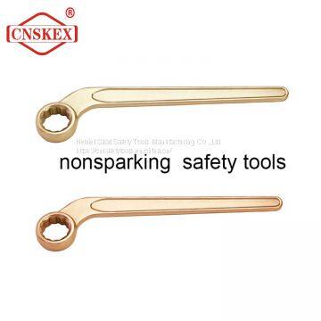 Non-sparkigng Wrench Single Bent Box Safety Tools Al-cu 36mm