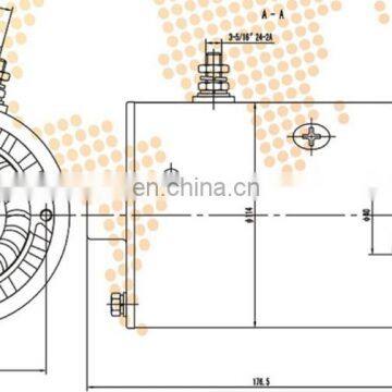 12V 1.5KW DC Motor Hydraulic With Carbon Brush photo-4