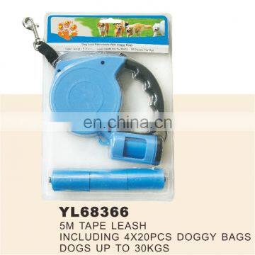 Factory Sell Led Retractable Dog Leash With Light Led Flashlight And Bag