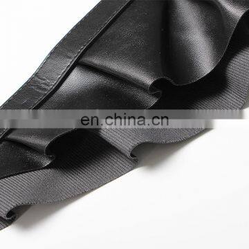 TWOTWINSTYLE Women's PU Belt Lace Up Adjustable Patchwork Ruffle Metal Buckle Accessories photo-6