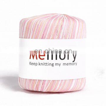 Wholesale High Grade 100% Cotton Yarn Dyed Multiple Color Mercerized Cotton Yarn photo-4