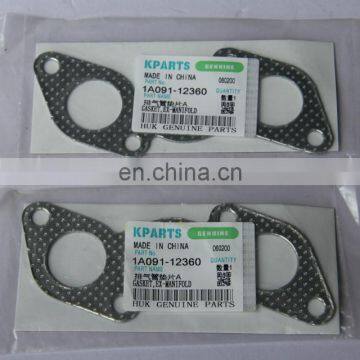 Kubota Spare Parts Gasket,EX-Manifold 1A091-12360 For Harvester