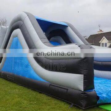 Closed In Inflatable Prison Break Bounce House Obstacle Course Challenge Sport Game photo-4