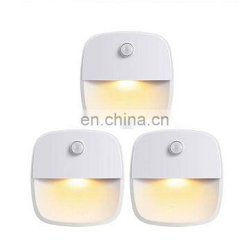 Motion sensor light, cordless battery powered LED night light, stair magnet wall light