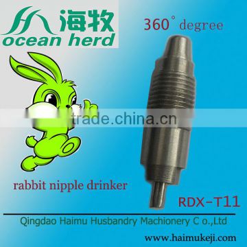 304 Stainless steel 360 degree automatic rabbit nipple drinker