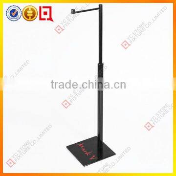 Adjustable metal handbag display stand