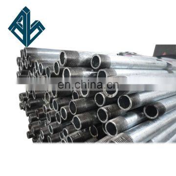 BS1387 4 дюймовая горячекатаная оцинкованная стальная труба, ASTM A53 s275 предварительно оцинкованная стальная труба с нарезанными резьбой и муфтой