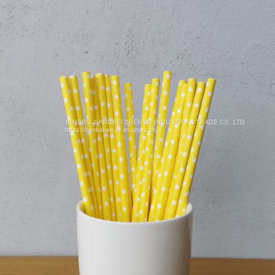 Custom White Paper Straws