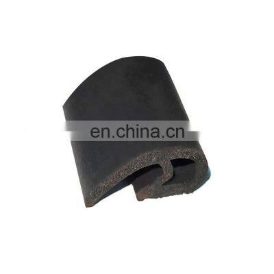 China factory wholesale auto extruded epdm rubber sealing strip for elevator glass sliding chute in doors