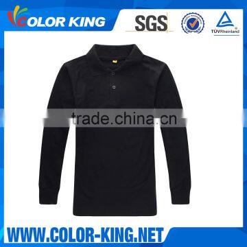 Cheap High Quality Sublimation Pique Lapel T-Shirt photo-3