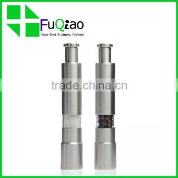 Printed Logo FDA Grade Cooking Tools Metal Stainless Steel Salt and Pepper Mills