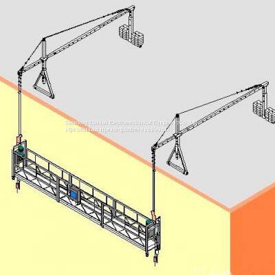 paint spray suspended platform