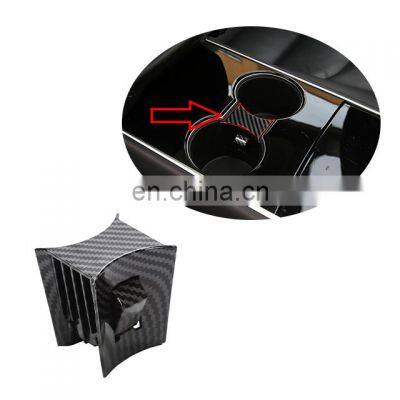 Accessories Parts Interior Abs Front Water Cup Holder Card Slot For Tesla Model 3