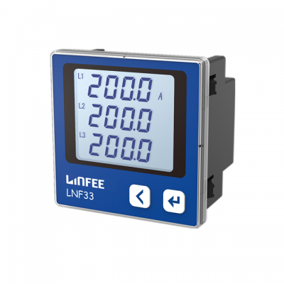 LNF33 three phase current panel mounted smart energy meter