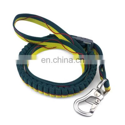 Hands free morning jog buffered leash whistle leash for dog