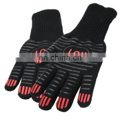 Silicone Dots Extreme Heat Resistant Cooking Kitchen Gloves