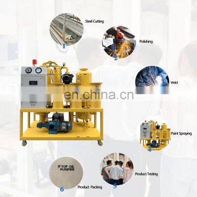 High Voltage Vacuum Transformer Oil Purification Machine Enclosed Polluted Oil Recycling Plant Oil Filter ZYD-W-200