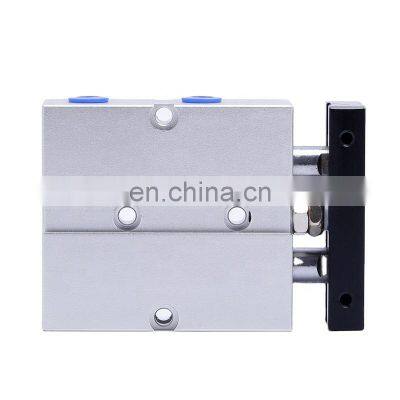 High Precision TN Series Double Shaft Standard Type Pressure 0.1-0.9MPa Aluminum Alloy Material Pneumatic Guide Rod Cylinder