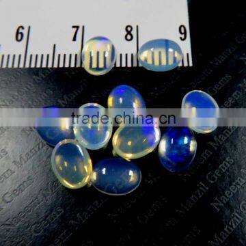 Ethiopian Opal 6x8 mm oval cabochon