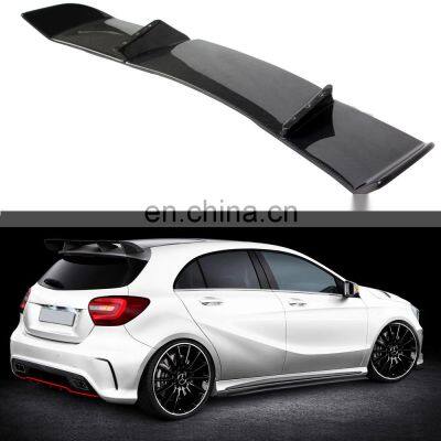 R style carbon fiber rear trunk spoiler for Mercedes A class W176 2013-2018