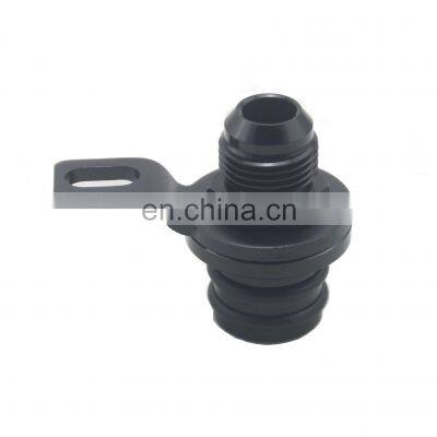 AUSO Aluminum Black AN10 Block Plug Breather Fitting Adapter For Honda Acura D Series D15 D16