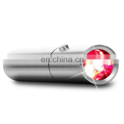 Top selling 2 in 1 led light infrared ce approved 630nm 660nm 850nm handheld zero gravity for pain relief therapy massager pen