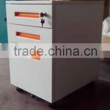 3 Drawer KD Factory 0.7 mm Mobile Filing Cabinet for Workstation,Small Office Cabinet,Mobile Filing Pedestal