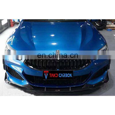 AC Front Bumper Lip 100% Dry Carbon Fiber Material Factory Direct Hot Sale Style For BMW 8 Series 840