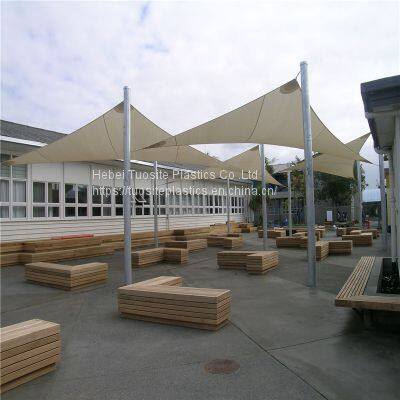 4*4 Carport Shade Sail Nets 100% Polyester Waterproof Sun Shade Sail photo-4