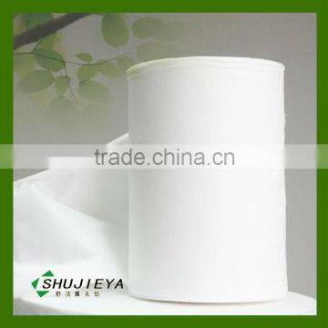 plain Viscose Polyester spunlace nonwoven fabric in jumbo for wet wipes,tissue