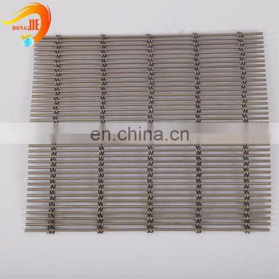 Curtain wall decoration stainless steel woven rope wire mesh