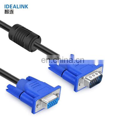 High quality male to male vga rgb cable 6mm 3+2 vga cable in guangzhou