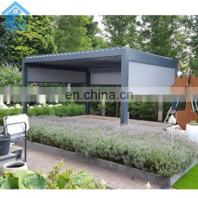 Garden decorative waterproof aluminum louver marquee outdoor furniture