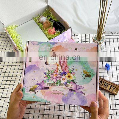 Custom Printed Mailer Boxes for Clothes Dress Luxury Cosmetic Packaging Recycled Paper Custom White Shipping Box photo-2